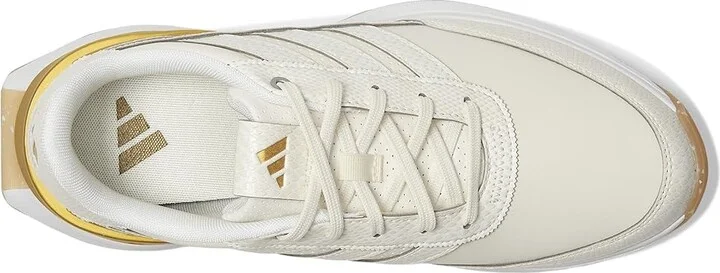 adidas Golf S2G 25 Leather Spikeless Golf Shoes Women's Golf Shoes White/Gold Metallic/Gum 4 : 5 B - Medium, Leather/Synthetic - Image 2