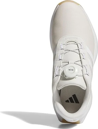 adidas Golf S2G BOA 24 Golf Golf Shoes Women's Golf Shoes Orbit Grey/Footwear White/Gold Metallic : 8.5 B - Medium, Leather - Image 2