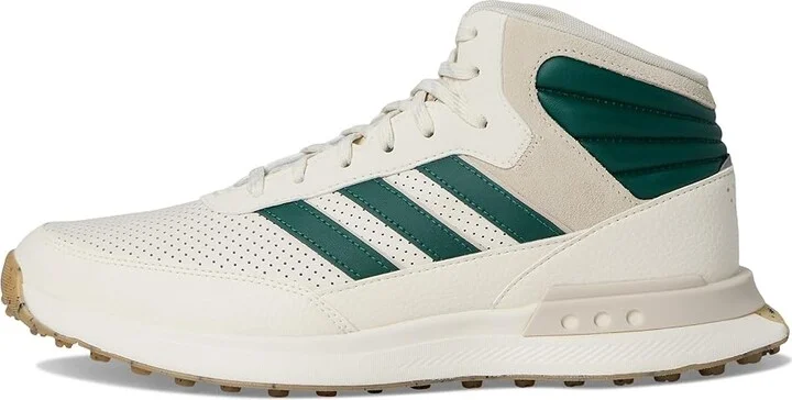 adidas Golf S2G Mid Spikeless Golf Shoes White/Collegiate Green/Alumina : Men's 5 - Women's 6 M, Leather - Image 6