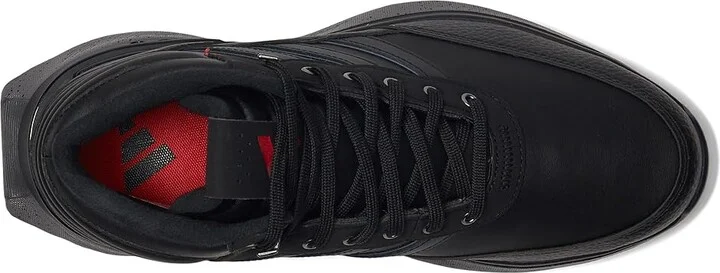 adidas Golf S2G RAIN.RDY Golf Shoes Core Black/Iron Metallic/Better Scarlet : Men's 5.5 - Women's 6.5 M, Leather - Image 2