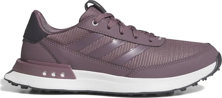 adidas Golf S2G Spikeless 24 Golf Golf Shoes Women's Golf Shoes Shadow Fig/Sandy Pink : 10 B - Medium, Leather - Image 6