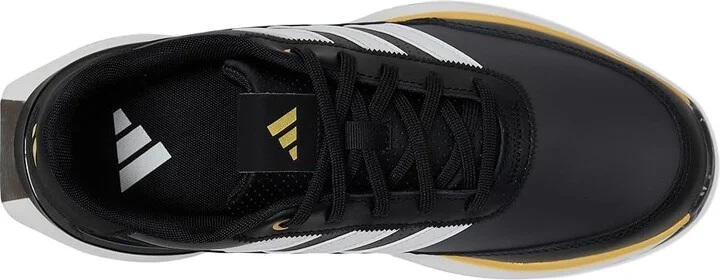 adidas Golf S2G Spikeless Leather Golf Shoes Men's Golf Shoes Core Black/Footwear White/Oat : 10.5 D - Medium - Image 2