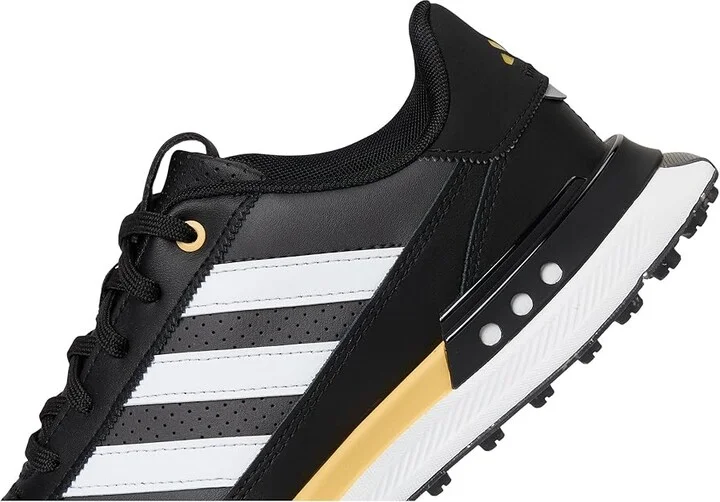 adidas Golf S2G Spikeless Leather Golf Shoes Men's Golf Shoes Core Black/Footwear White/Oat : 10.5 D - Medium - Image 7