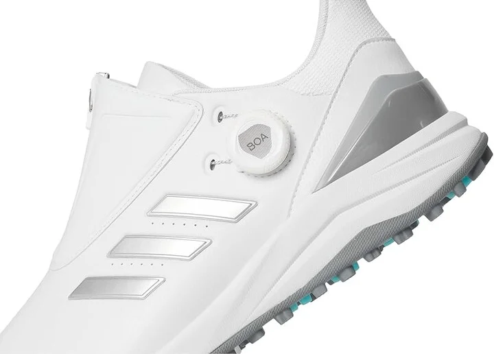 adidas Golf Solarmotion 24 BOA Lightstrike Spikeless Golf Shoes Men's Shoes Footwear White/Silvermet/Blueburst : 12 D - Medium, Synthetic - Image 7