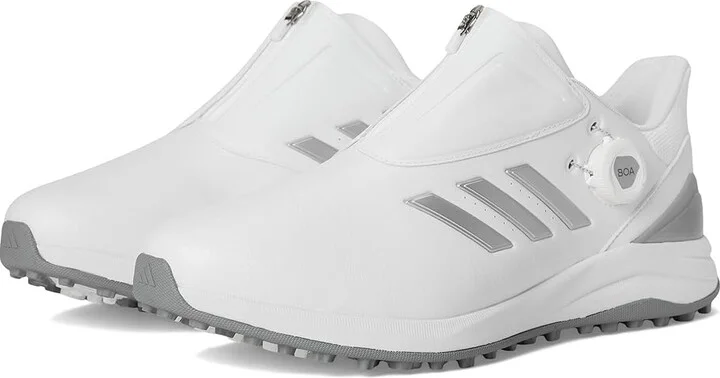 adidas Golf Solarmotion 24 BOA Lightstrike Spikeless Golf Shoes Men's Shoes Footwear White/Silvermet/Blueburst : 12 D - Medium, Synthetic