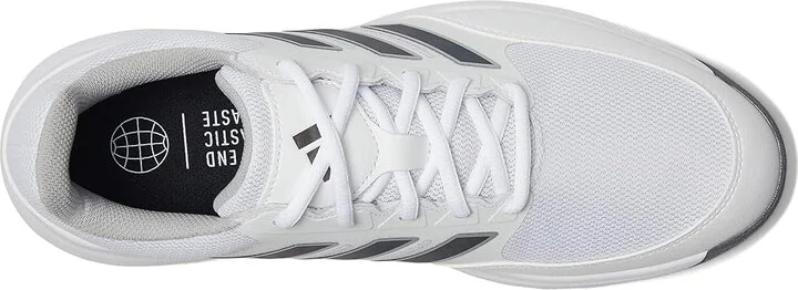adidas Golf Tech Response 3.0 Golf Shoes Men's Shoes Footwear White/Dark Silver Metallic/Silver Metallic : 8.5 D - Medium, Synthetic/Textile - Image 2
