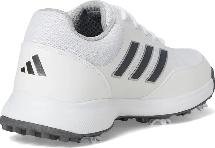 adidas Golf Tech Response 3.0 Golf Shoes Men's Shoes Footwear White/Dark Silver Metallic/Silver Metallic : 8.5 D - Medium, Synthetic/Textile - Image 4