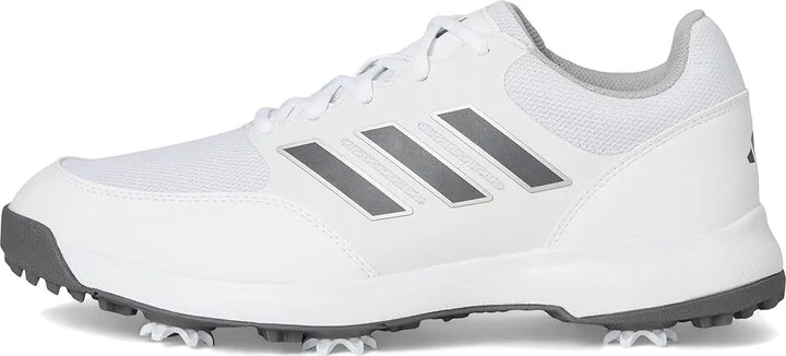 adidas Golf Tech Response 3.0 Golf Shoes Men's Shoes Footwear White/Dark Silver Metallic/Silver Metallic : 8.5 D - Medium, Synthetic/Textile - Image 6