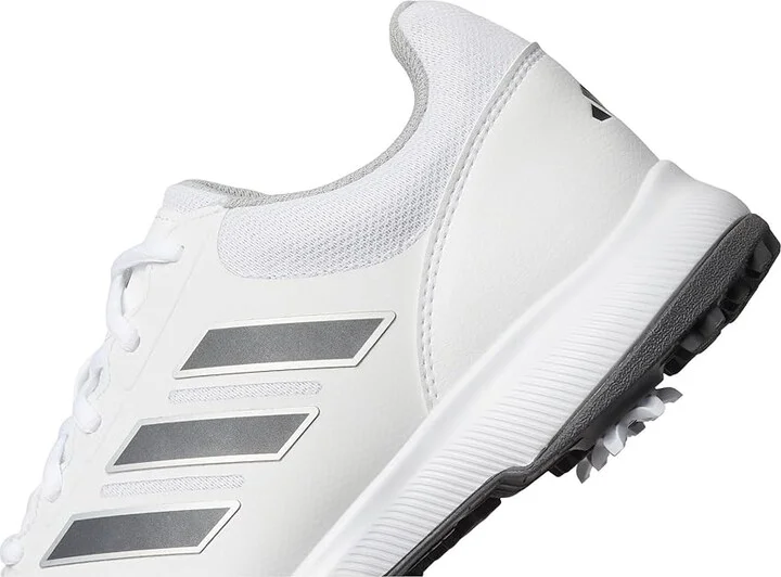 adidas Golf Tech Response 3.0 Golf Shoes Men's Shoes Footwear White/Dark Silver Metallic/Silver Metallic : 8.5 D - Medium, Synthetic/Textile - Image 7
