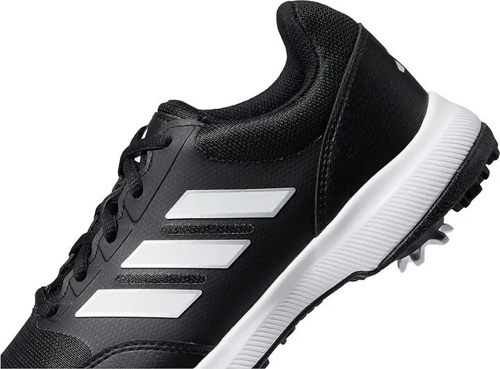 adidas Golf Tech Response 3.0 Golf Shoes Women's Shoes Core Black/Footwear White/Silver Metallic : 7.5 B - Medium, Synthetic/Textile - Image 4