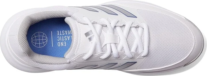 adidas Golf Tech Response 3.0 Golf Shoes Women's Shoes Footwear White/Silver Metallic/Blue Fusion : 6 B - Medium, Synthetic/Textile - Image 2