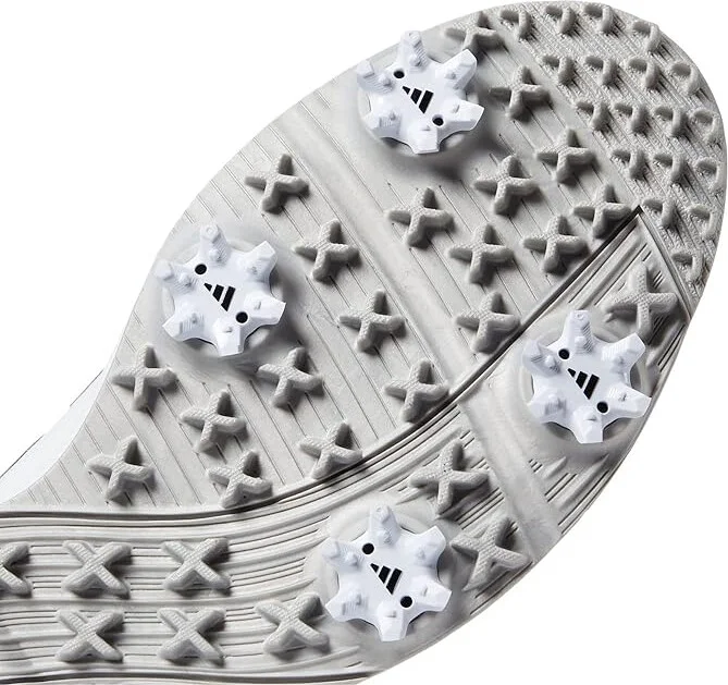 adidas Golf Tech Response 3.0 Golf Shoes Women's Shoes Footwear White/Silver Metallic/Blue Fusion : 6 B - Medium, Synthetic/Textile - Image 5