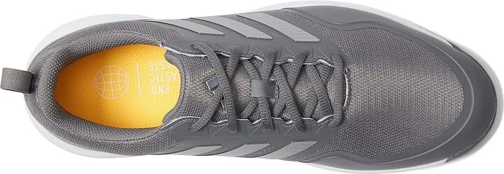adidas Golf Tech Response 3 Spikeless Golf Shoes Men's Shoes Grey Four/Silver Metallic/Solar Gold : 13 E - Wide, Synthetic/Textile - Image 2