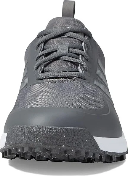 adidas Golf Tech Response 3 Spikeless Golf Shoes Men's Shoes Grey Four/Silver Metallic/Solar Gold : 13 E - Wide, Synthetic/Textile - Image 3