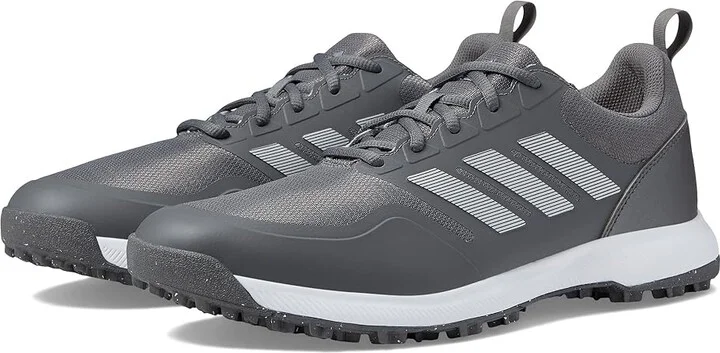 adidas Golf Tech Response 3 Spikeless Golf Shoes Men's Shoes Grey Four/Silver Metallic/Solar Gold : 13 E - Wide, Synthetic/Textile