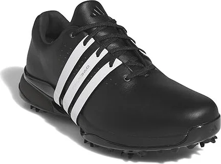 adidas Golf Tour360 24 Golf Shoes Men's Shoes Coreblack/Footwear White/Coreblack : 9.5 D - Medium, Leather
