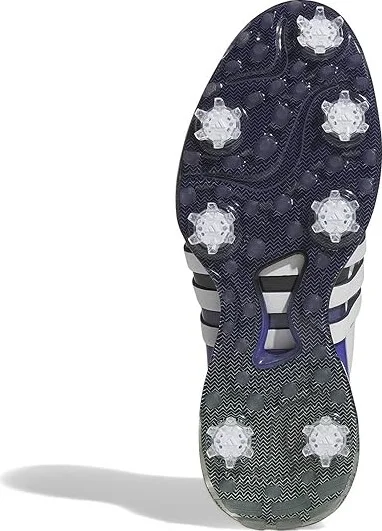 adidas Golf Tour360 24 Golf Shoes Men's Shoes Dash Grey/Aurora Ink/Cobalt Blue : 11 D - Medium, Leather - Image 3
