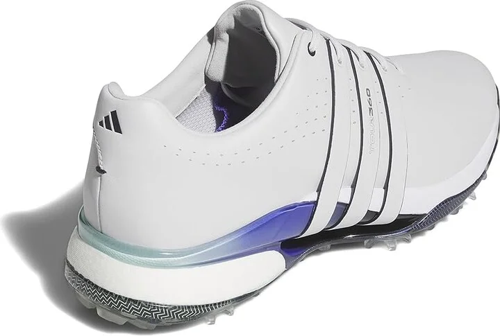 adidas Golf Tour360 24 Golf Shoes Men's Shoes Dash Grey/Aurora Ink/Cobalt Blue : 11 D - Medium, Leather - Image 4