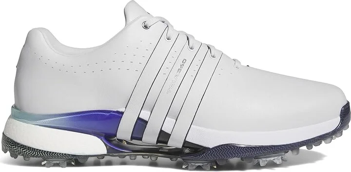 adidas Golf Tour360 24 Golf Shoes Men's Shoes Dash Grey/Aurora Ink/Cobalt Blue : 11 D - Medium, Leather - Image 6