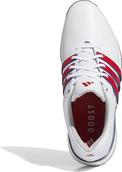 adidas Golf Tour360 24 Golf Shoes Men's Shoes Footwear White/Bettersca/Tearoyblu : 15 D - Medium, Leather - Image 2