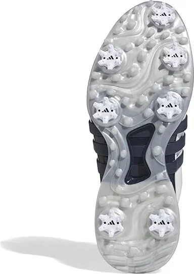 adidas Golf Tour360 24 Golf Shoes Men's Shoes Footwear White/Collenavy/Silvermet : 9 D - Medium, Leather - Image 3