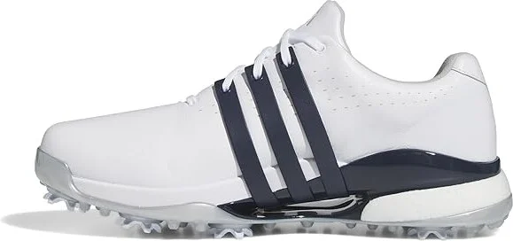 adidas Golf Tour360 24 Golf Shoes Men's Shoes Footwear White/Collenavy/Silvermet : 9 D - Medium, Leather - Image 5