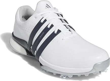 adidas Golf Tour360 24 Golf Shoes Men's Shoes Footwear White/Collenavy/Silvermet : 9 D - Medium, Leather
