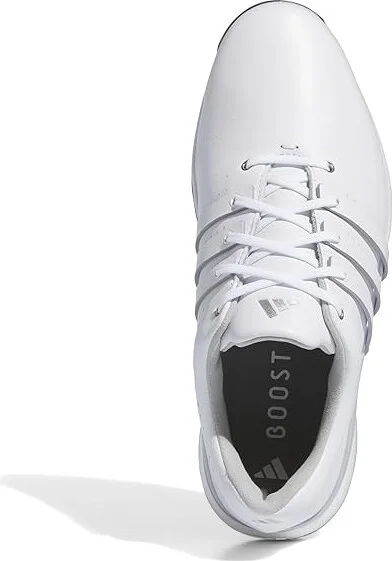 adidas Golf Tour360 24 Golf Shoes Men's Shoes Footwear White/Footwear White/Silvermet : 11 D - Medium, Leather - Image 2