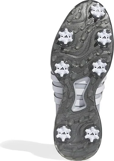 adidas Golf Tour360 24 Golf Shoes Men's Shoes Footwear White/Footwear White/Silvermet : 11 D - Medium, Leather - Image 3