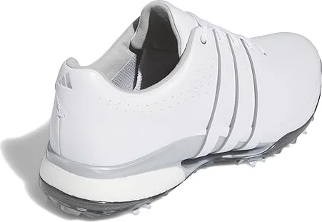 adidas Golf Tour360 24 Golf Shoes Men's Shoes Footwear White/Footwear White/Silvermet : 11 D - Medium, Leather - Image 4