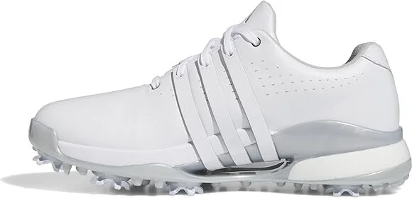 adidas Golf Tour360 24 Golf Shoes Women's Shoes Footwear White/Footwear White/Silvermet : 8 B - Medium, Leather - Image 5