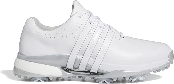 adidas Golf Tour360 24 Golf Shoes Women's Shoes Footwear White/Footwear White/Silvermet : 8 B - Medium, Leather - Image 6