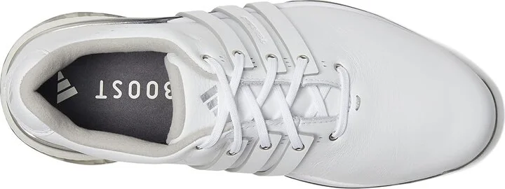 adidas Golf Tour360 25 Spikeless Golf Shoes Men's Golf Shoes Footwear White/Footwear White/Silver Metallic : 9.5 D - Medium, Leather - Image 2