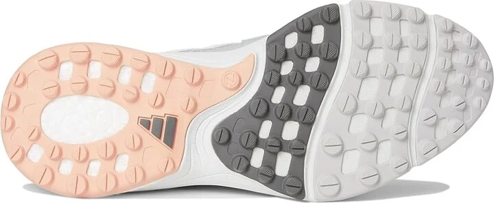adidas Golf Zoysia Spikeless Golf Shoes Women's Golf Shoes Dash Grey/Crystal White/Powder Coral : 7.5 B - Medium, Leather - Image 3
