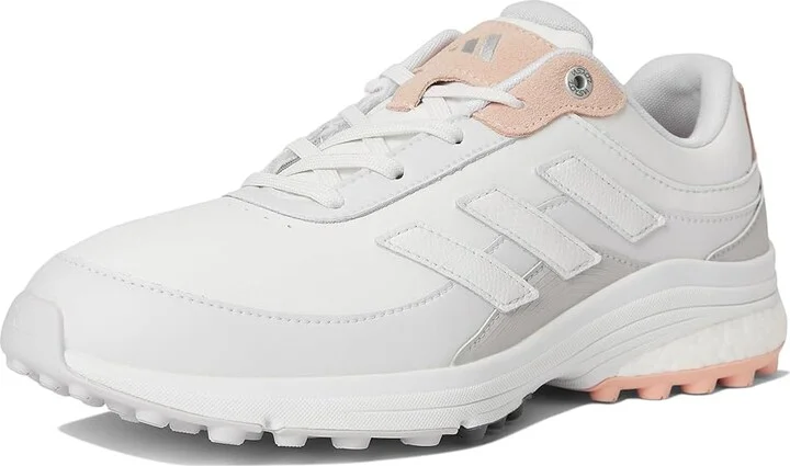 adidas Golf Zoysia Spikeless Golf Shoes Women's Golf Shoes Dash Grey/Crystal White/Powder Coral : 7.5 B - Medium, Leather - Image 5