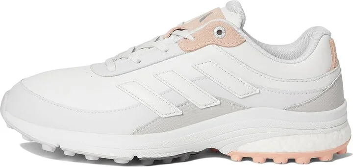 adidas Golf Zoysia Spikeless Golf Shoes Women's Golf Shoes Dash Grey/Crystal White/Powder Coral : 7.5 B - Medium, Leather - Image 6