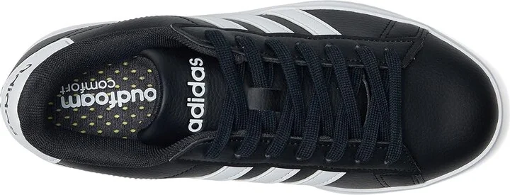 adidas Grand Court 2.0 Men's Shoes Black/White/Black : 13 D - Medium, Synthetic/Canvas - Image 2