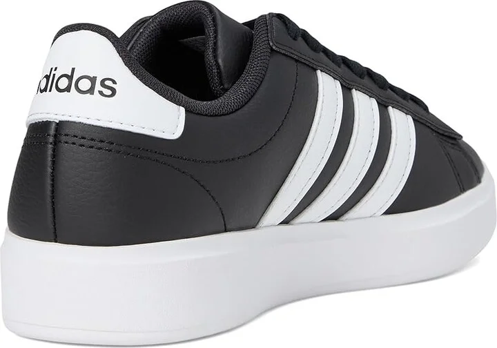 adidas Grand Court 2.0 Men's Shoes Black/White/Black : 13 D - Medium, Synthetic/Canvas - Image 4