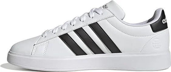 adidas Grand Court 2.0 Men's Shoes Footwear White/Core Black/Footwear White : 6.5 D - Medium, Canvas - Image 5