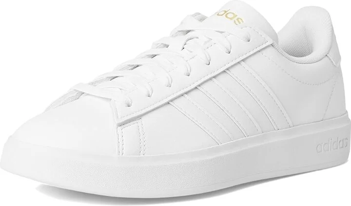 adidas Grand Court 2.0 Women's Shoes White/White/Gold Metallic : 6.5 B - Medium - Image 5