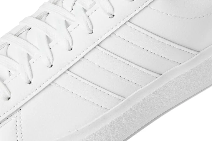 adidas Grand Court 2.0 Women's Shoes White/White/Gold Metallic : 6.5 B - Medium - Image 7