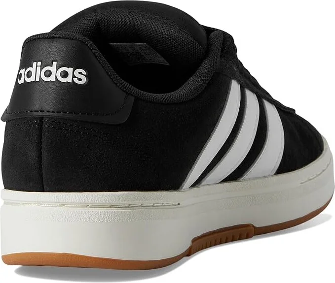 adidas Grand Court Alpha 00s Men's Shoes Black/White/Gum : 10.5 M, Leather - Image 4