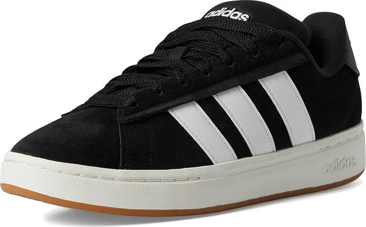 adidas Grand Court Alpha 00s Men's Shoes Black/White/Gum : 10.5 M, Leather - Image 5
