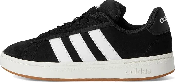 adidas Grand Court Alpha 00s Men's Shoes Black/White/Gum : 10.5 M, Leather - Image 6