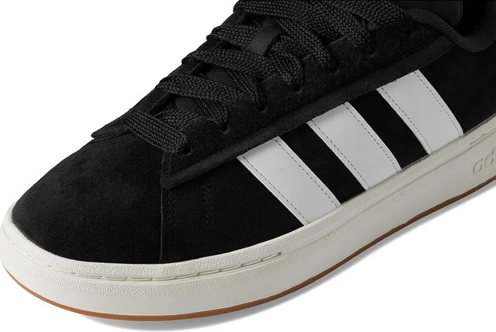adidas Grand Court Alpha 00s Men's Shoes Black/White/Gum : 10.5 M, Leather - Image 7