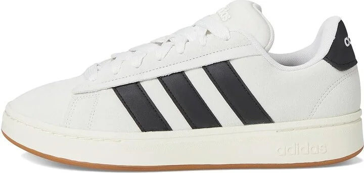 adidas Grand Court Alpha 00s Men's Shoes Crystal White/Black/White : 13 M, Leather - Image 6