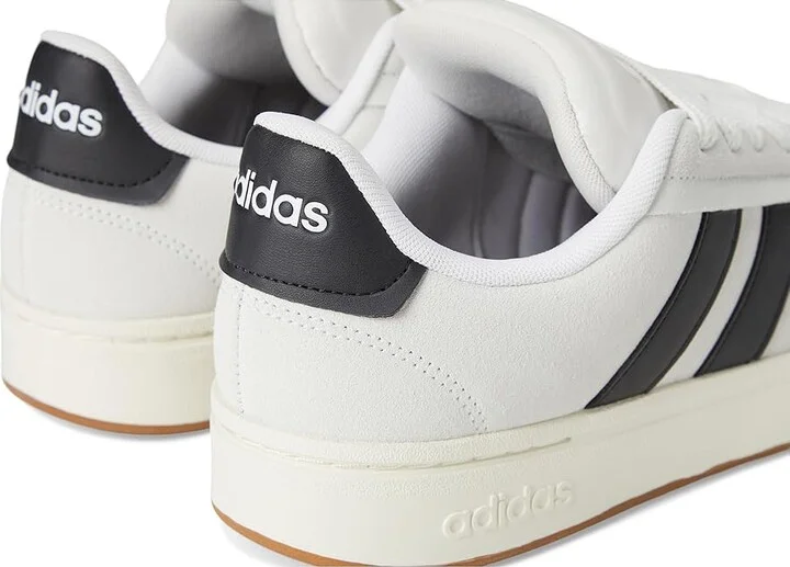 adidas Grand Court Alpha 00s Men's Shoes Crystal White/Black/White : 13 M, Leather - Image 7