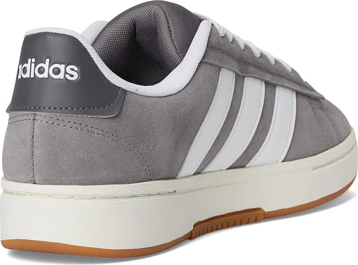 adidas Grand Court Alpha 00s Men's Shoes Grey/White/Off-White : 9.5 M, Leather - Image 4
