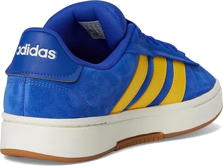 adidas Grand Court Alpha 00s Men's Shoes Semi Lucid Blue/Utility Yellow/Off-White : 12 M, Leather - Image 4