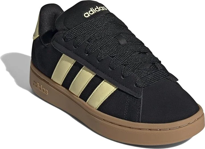 adidas Grand Court Alpha 00s Women's Tennis Shoes Black/Almost Yellow/Gum : 11 B - Medium, Leather/Rubber